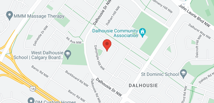map of 24 Dalrymple Green NW